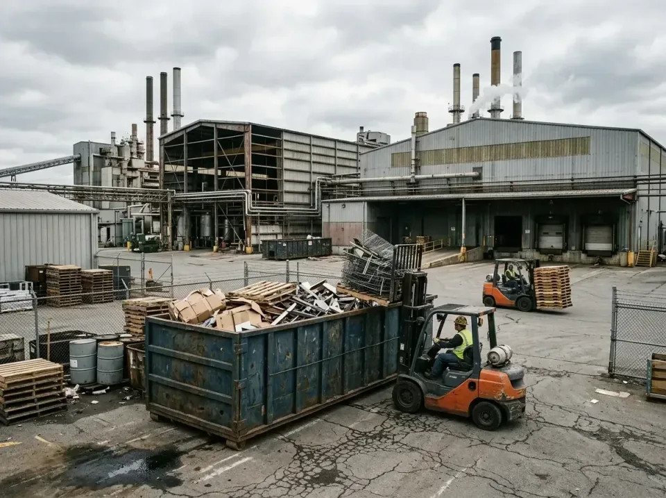 industrial-factory-scrap-conta-003 — frequently asked questions, Cheap Roll-off Dumpster Rentals in Clever, MO